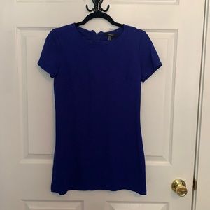 Blue T-shirt dress